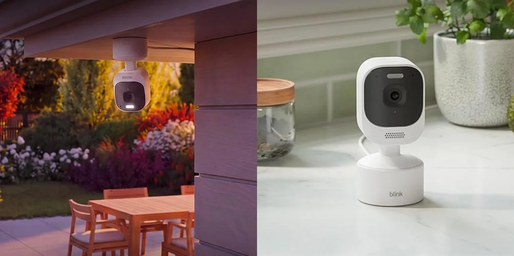A camera on a counter