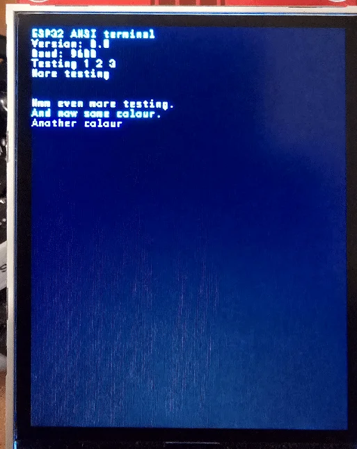 ESP32 and ST7789V Build a Compact Wi-Fi and Serial ANSI Terminal