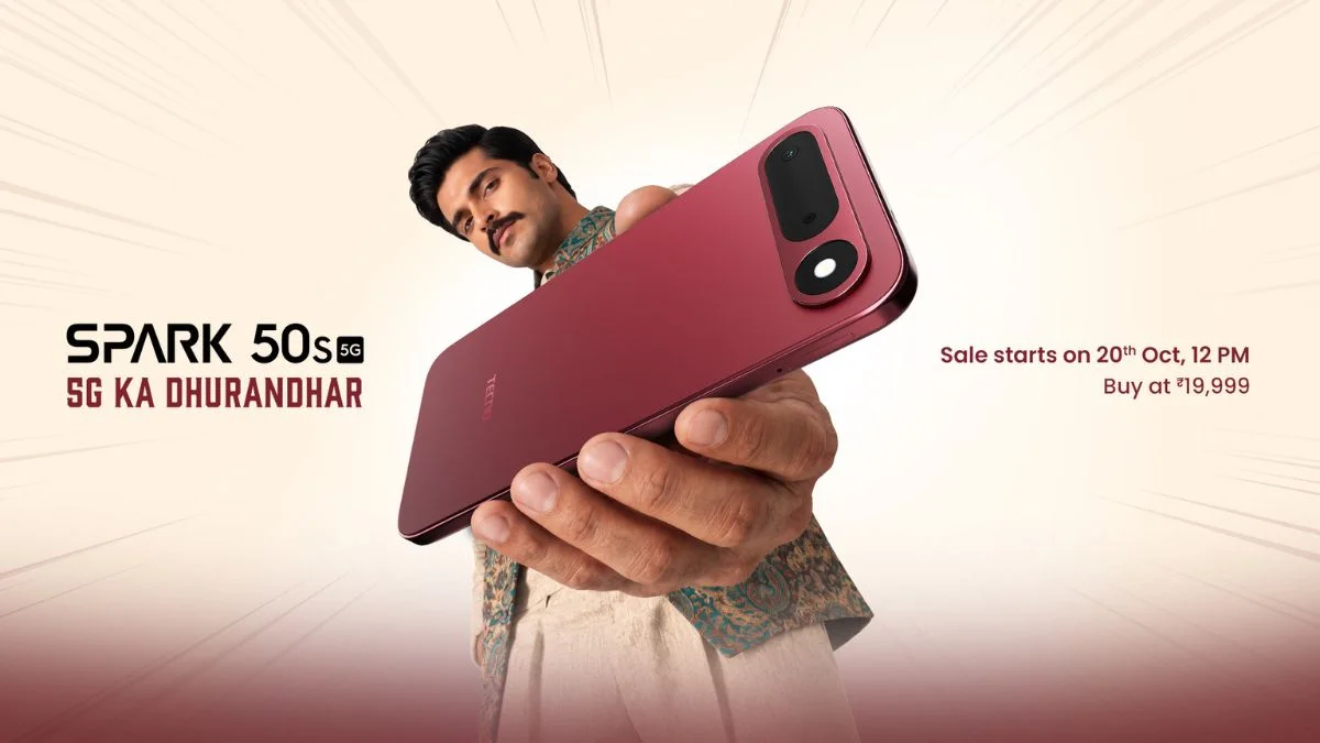 Tecno Spark 50S 5G in India: Price, Specs and October 20 Sale