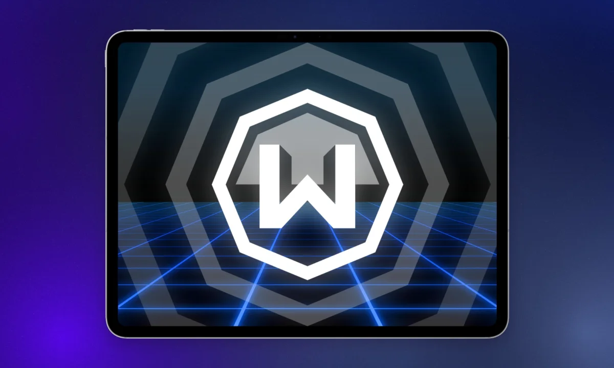 Windscribe VPN logo on iPad