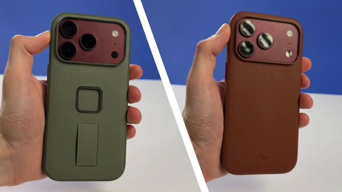 The Peak Design SlimLink Everyday Loop Case on an iPhone 18 Pro