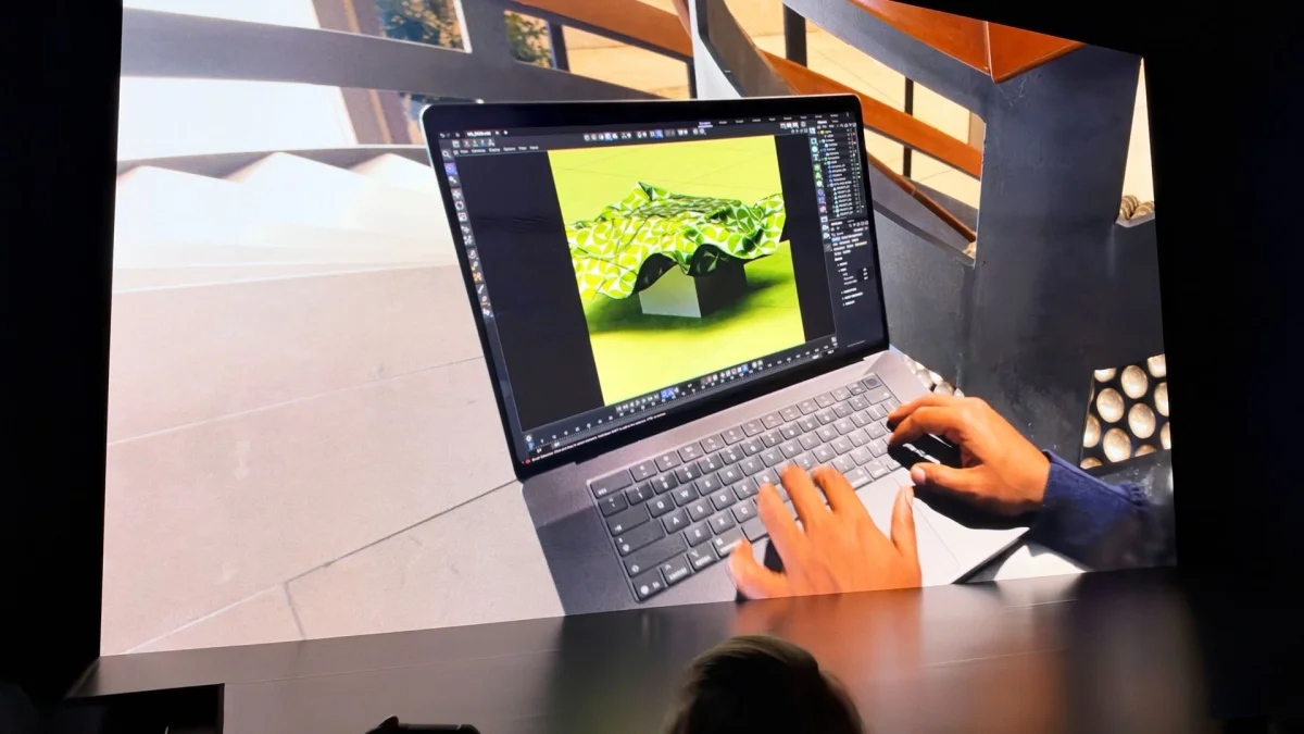 Images of the new MacBook Pro at the Apple 'Pro and Tell' event