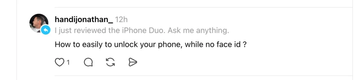 Apple iPhone Duo AMA
