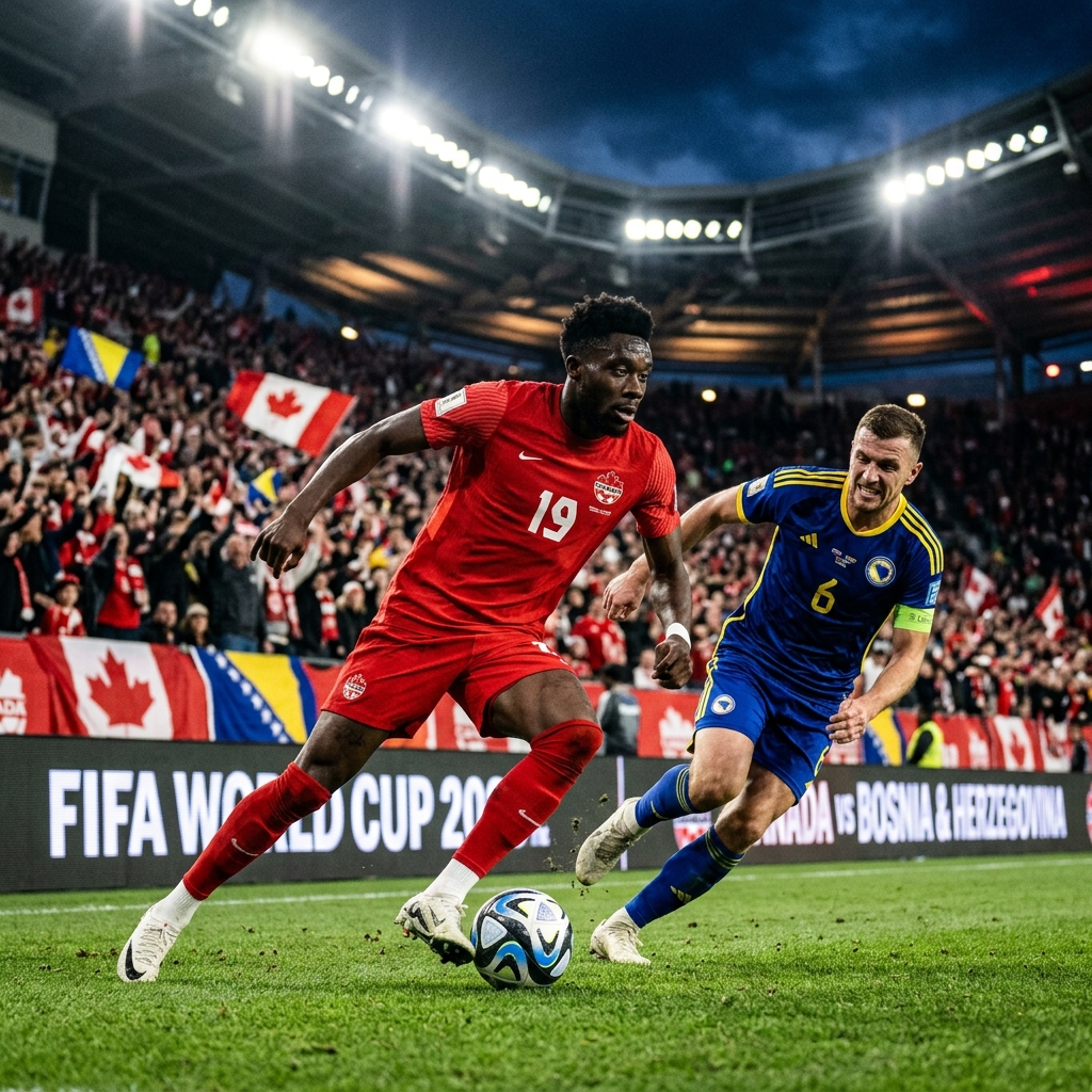 Hasil Lengkap Kanada vs Bosnia & Herzegovina Piala Dunia 2026: Tuan Rumah Ditahan Imbang 1-1 | SBH Nation