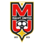 Logo resmi Malut United dengan lambang parang dan salawaku khas Maluku